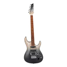 Guitarra Elétrica Ibanez Sa Standard Sa360nqm De Bordo/okoume Black Mirage Gradation Com Diapasão De Ácer Assado