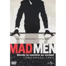 Mad Men Tercera Temporada 3 Tres Dvd