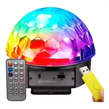 Globo Rgb Estilo Bola Mágica Para Festas E Baladas Com Mp3