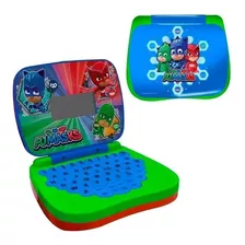 Laptop Infantil Bilíngue Pjmasks Brinquedo Candide