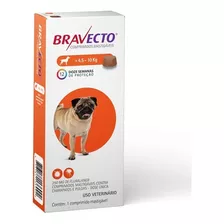 Anti Pulgas E Carrapatos Bravecto Para Cães De 4,5 A 10 Kg