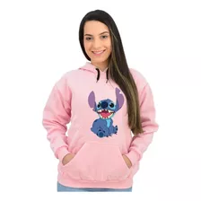 Blusa Casaco Moletom Desenho Lilo E Stitch Personagem Stitch