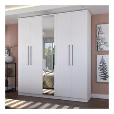 Guarda-roupa Casal 5 Portas Com Espelho 975e1p Foscarini