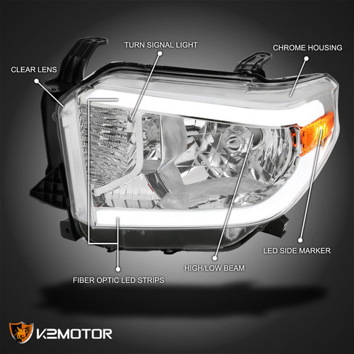 Par Faro Led Toyota Tundra Trd 2021 5.7l Foto 2