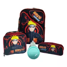 Kit Mochila Infantil Naruto Shippuden Costas Tam G