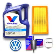 Kit Service Aceite 10w40 + 3 Filtros Vw Gol 1.4 2011 A 2014