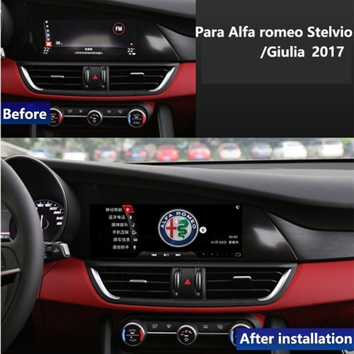 Coche Estreo Android 4g+64g Para Alfa Romeo Giulia 2017 Foto 2