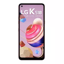 Smartphone LG K51s 64gb 32mp Capa Prote Vermelho Lmk510bmw