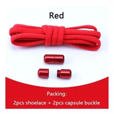 Pasador Zapatilla Elastico + Seguro Rosca (rojo) - D944