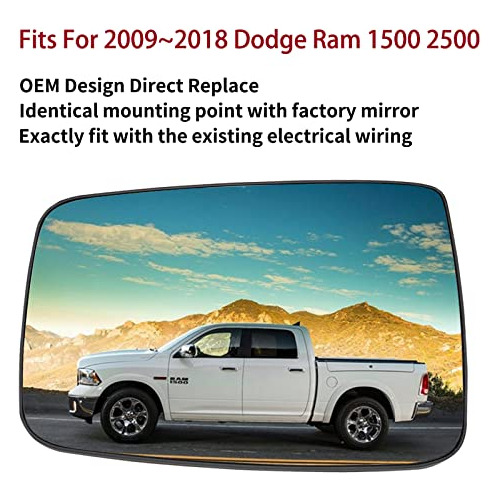 Espejo Retrovisor Izquierdo Dodge Ram 2009-2018 Foto 4