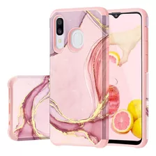 Funda Para Samsung Galaxy A20/a30/a50 - Marmol Rosa