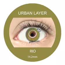 Pupilentes Urban Layer Rio + Solucion + Estuche Envio Full