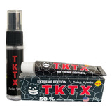 Kit Tktx Crema Black 50% + Spray Tattoo Tatuajes Sin Dolor