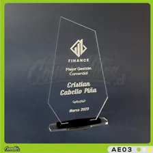 Galvano Galardón De Acrílico - Promo 2023