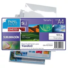 Papel Para Sublimar A4x100 Hjs Apto Para Inkjet Geneiss