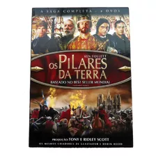 4 Dvds Os Pilares Da Terra Follett, Ken Saga Completa Semino