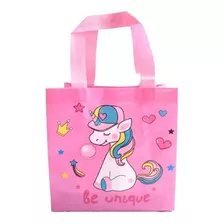 12 Bolsas Unicornios Dulceros Cumpleaños Fiesta Bolos