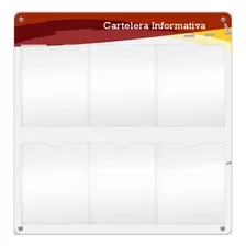 Cartelera Informativa 6 Bolsillos