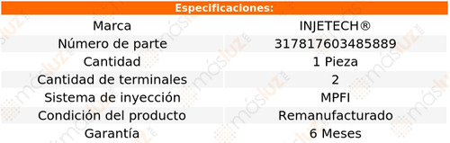 1) Inyector Combustible Express 1500 V8 5.0l 96/02 Injetech Foto 2