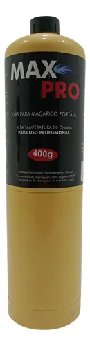 Kit Cilindro 2 Latas Gás Map Pro 400g Para Maçarico Portatil 2
