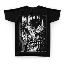 Camiseta Camisa Caveira Bone Ossos Skull Tattoo Crânio - E47