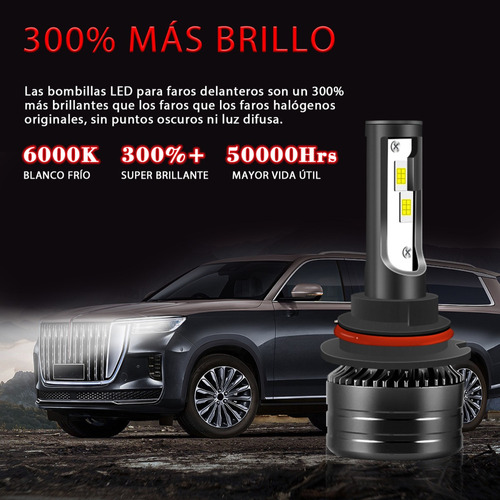 28000lm Kit De Focos Led 9007 Luz Alta Y Baja Para Chrysler Foto 4