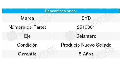 Base Amortiguador Syd Delantero Renault Kangoo 04-17 Foto 2