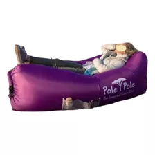 Puff Colchon Inflable Pole Pole Bolso Violet (ing Maschwitz)