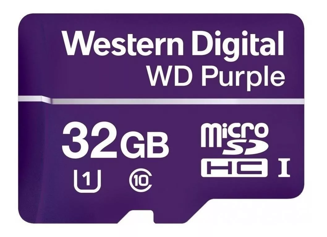 Cartão De Memória Western Digital Wdd032g1p0a  Wd Purple 32gb