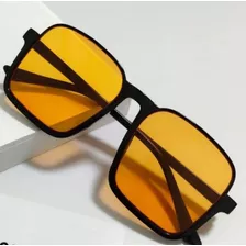 Lentes De Sol Gafas Modernas Naranja Anaranjado 