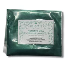 Pigmento Natural Mica Grado Cosmetico Blackish Green 10grs