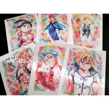 Pecados Capitales- Nanatsu No Taizai 9 Posters X $10.990