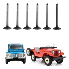 Válvulas Escape Jeep Rural F75 6 Cil Ford Willys 2600 Kit