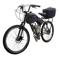 Bicicleta Motorizada 80cc Coroa 52 Fr/susp Cargo - Carenada