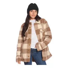 Campera Volcom Silent Sherpa Mujer Corderito Oversize