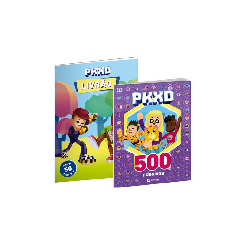 Pkxd Livrão De Atividades E Personagens Para Colorir Com 64 Paginas + 50  Adesivos, Livro Pk Xd Jogo Online Infantil, Pk Xd Para Colorir Culturama