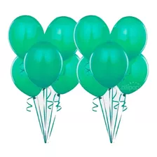 Globos Verdes Perlados X 25 U - Lollipop