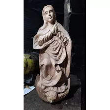 Virgen Inmaculada De Concepción Tallada En Madera
