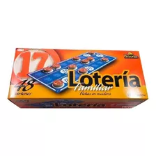 Loteria Bingo Mesa Familiar Fichas Madera +48 Cartones Juego