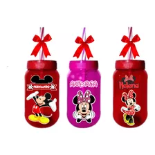 30 Cilindros Personalizados Mickey Colores Surtidos 