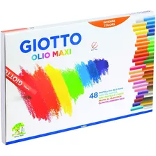 Pasteles Al Oleo Maxi Giotto X 48 Colores