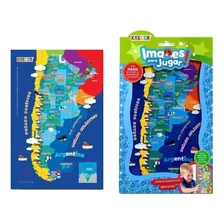 Mapa Argentina Imantado Pais Juego Didactico Puzzle Juguete