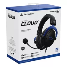 Audífono Hyperx Cloud Blue Licencia Ps5 / Ps4 Gamer 