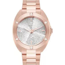 Relógio Technos Feminino Original Crystal Rosé Garantia