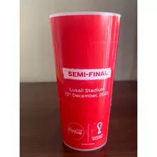 Vaso Coca Cola Semifinal Qatar 2022 Argentina Croacia Lusail