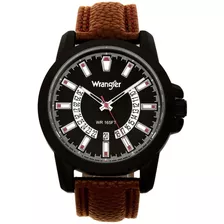 Reloj Hombre Wrangler 578187 Cuarzo Pulso Marrón Just Watche