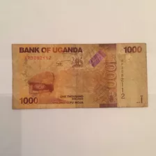 2 Interessantes Cédulas De Uganda - 1.000 E 2.000 Shillings 