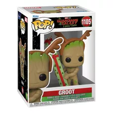 Guardianes De La Galaxia Groot Figura Pop Marvel De Navida