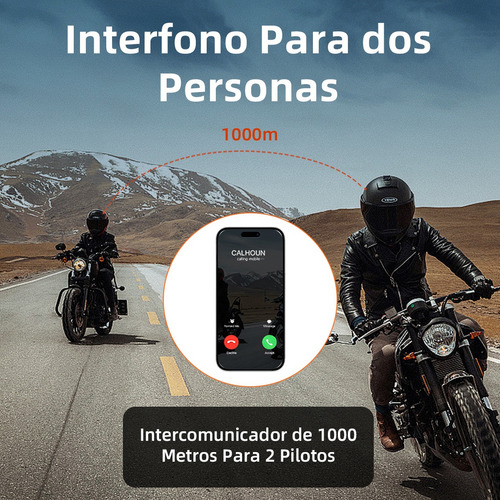 Intercomunicador Motos, Bluetooth Para Casco Audifonos Para Foto 5