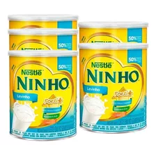 Kit C/5 Leite Ninho Levinho Semi Desnatado 350g Nestle